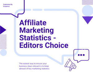 Infographics of Affiliate marketing statistics
