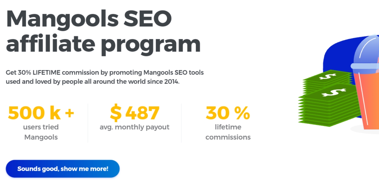Mangools Homepage