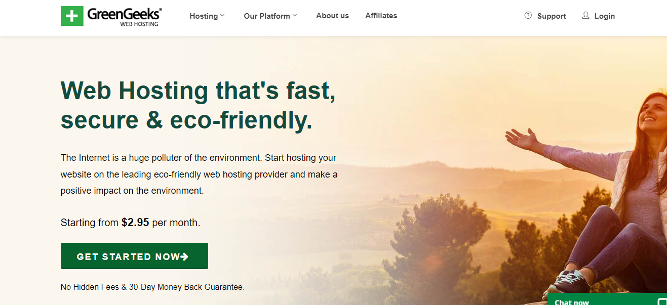 greengeek hosting - best hosting for a pet niche website