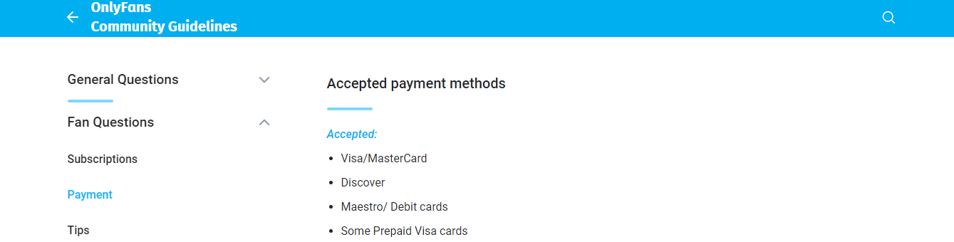 onlyfans payment methods - what prepaid cards work on Onlyfans
