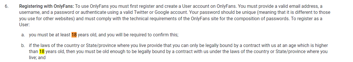 onlyfans terms and conditions - how to bypass onlyfans verification
