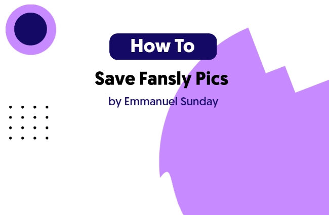 How to save Fansly Pics
