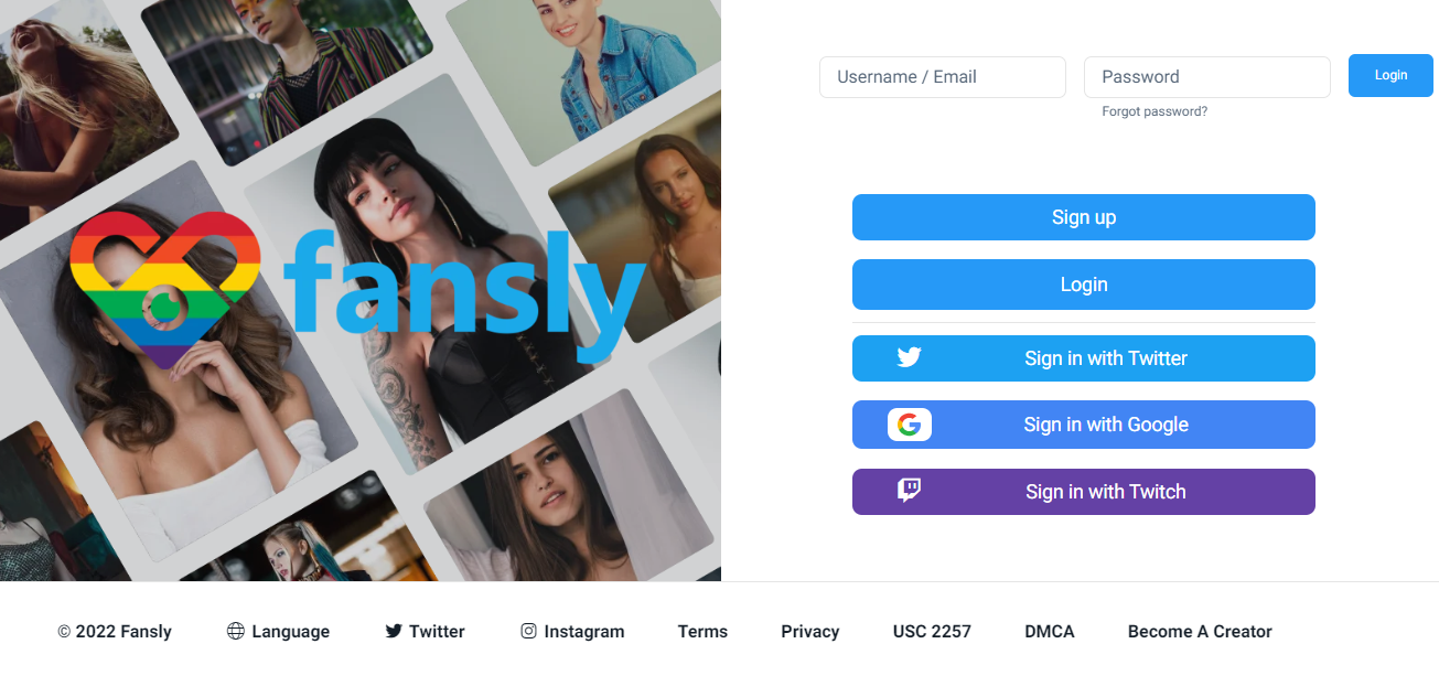 fansly homepage - how to save fansly pics