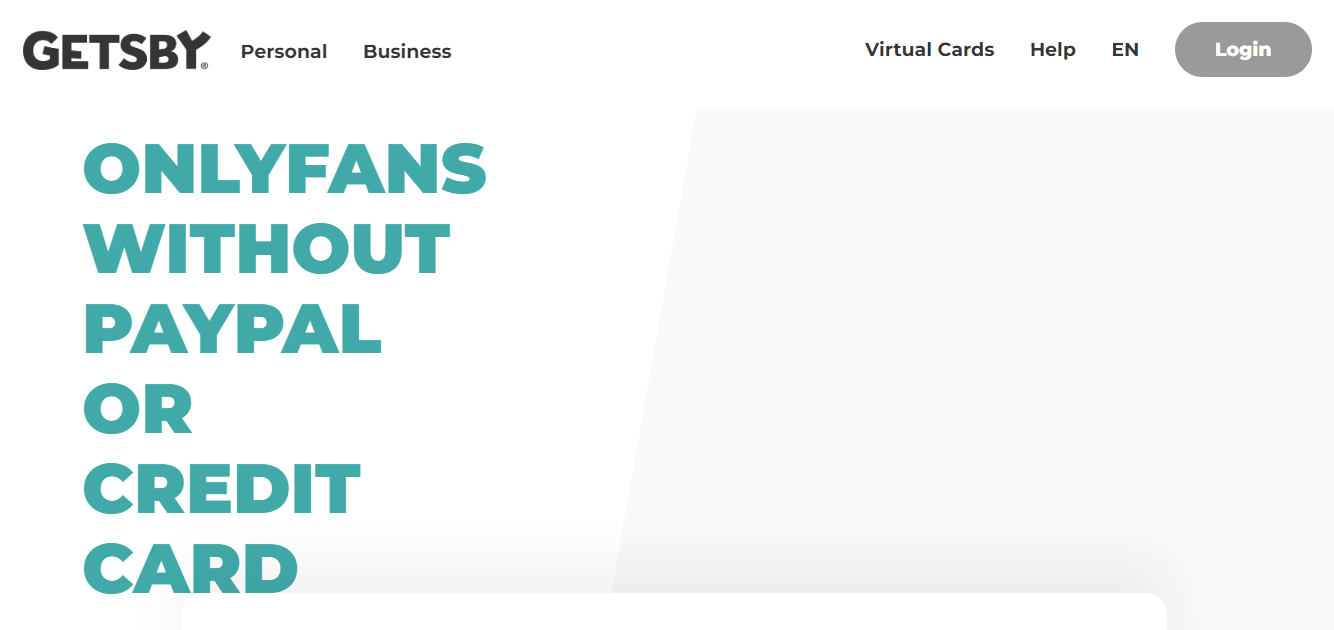 getsby virtual cards - virtual credit card for onlyfans