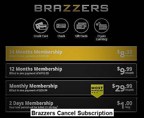 Brazzers Cancel Subscription