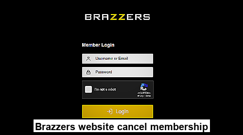 Brazzers website cancel membership
