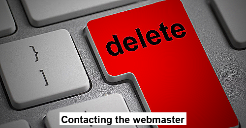 Image of contacting the webmaster