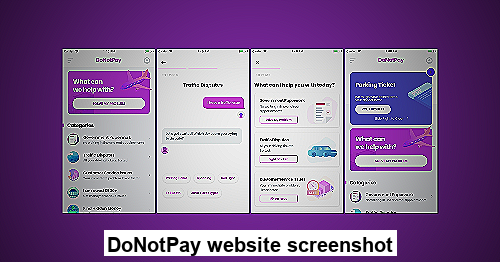 DoNotPay website screenshot