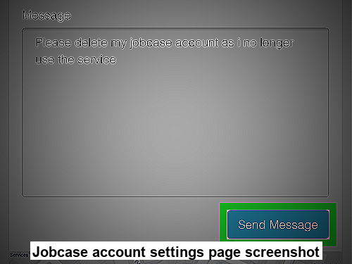 Image of the Jobcase account settings page