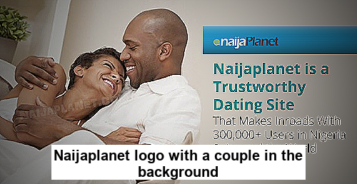 Banner of Naijaplanet logo with a couple in the background