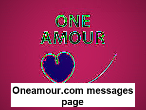 Oneamour.com messages page