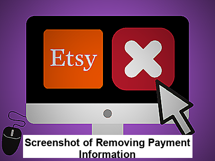 Example Screenshot of Removing Payment Information