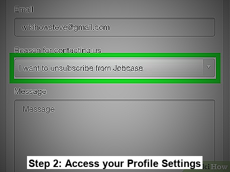 Step 2: Access your Profile Settings