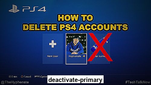 Step 3: Deactivate Your PS4 as Primary