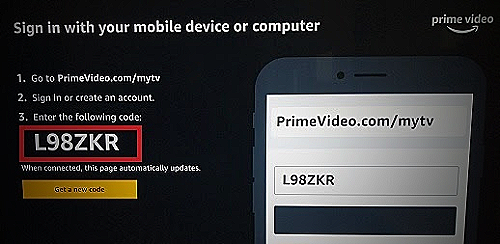  - amazon prime video failed to generate code