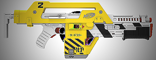 Nerf Aliens LMTD M41-A Pulse Blaster - nerf aliens pulse rifle amazon