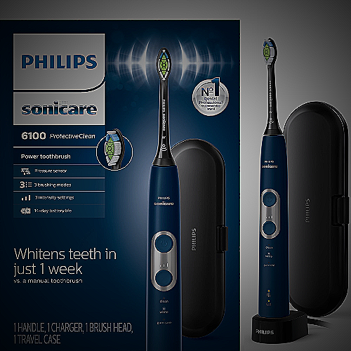 Philips Sonicare ProtectiveClean 6100 Rechargeable Electric Toothbrush - amazon fresh gaithersburg md